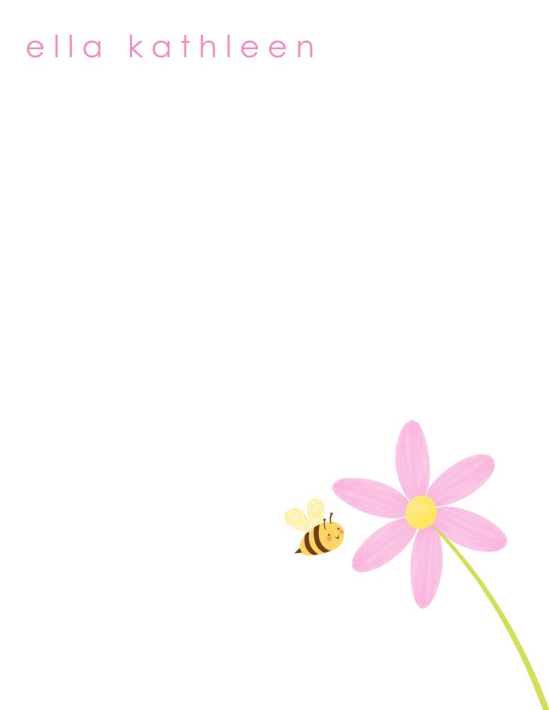 Mr. Bumbles' Garden Flat Note