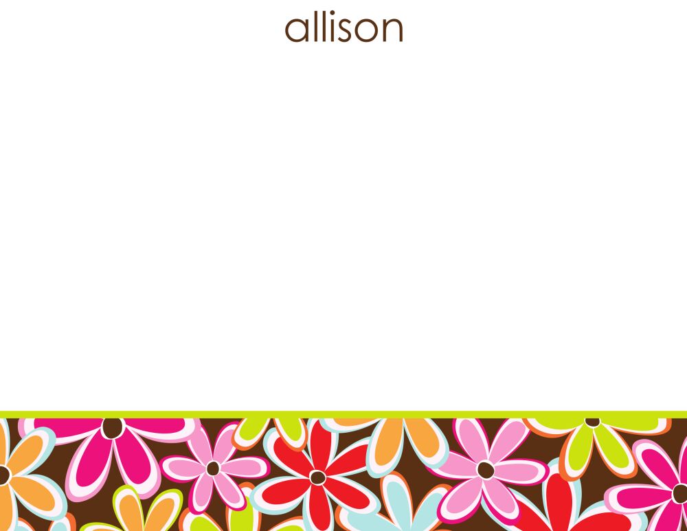 Flower Wow Flat Note