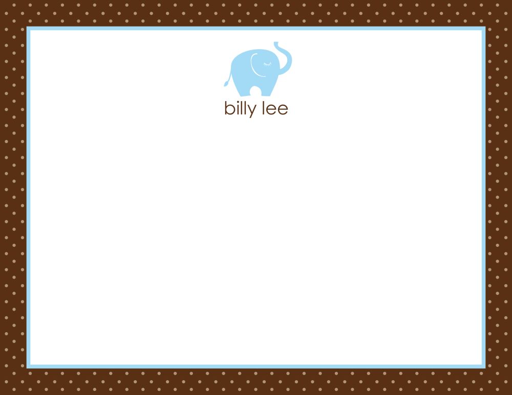 Blue Ele Fun Flat Note