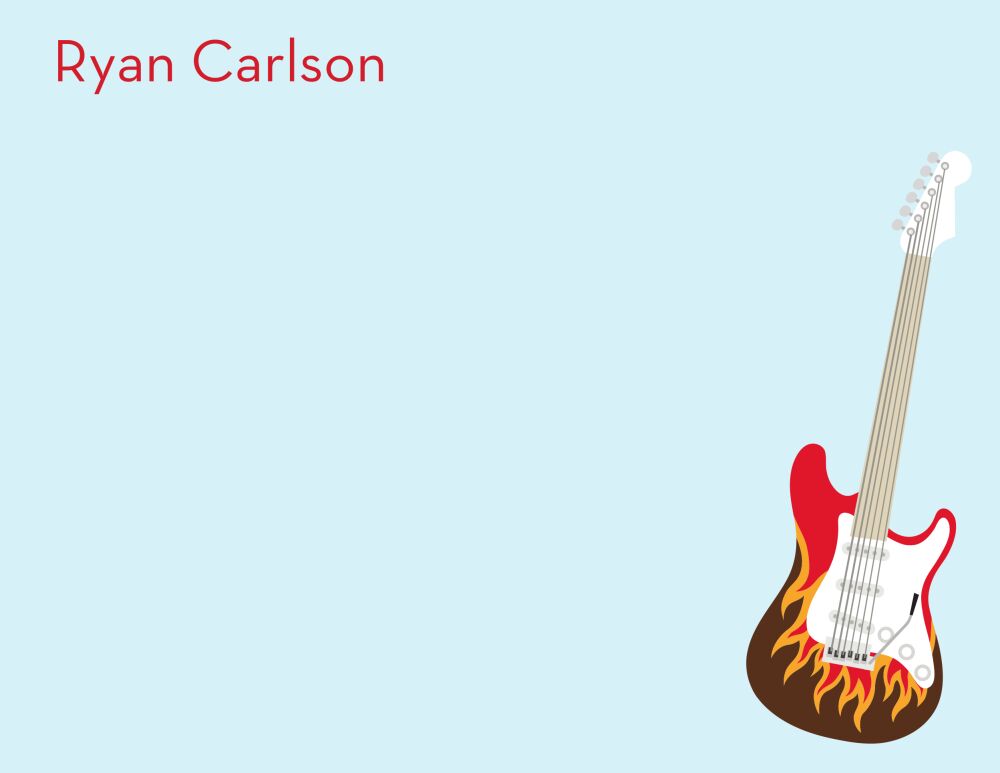 Let's Rock Blue Flat Note