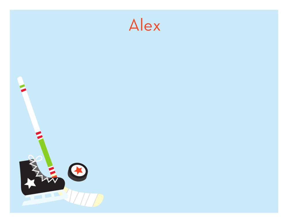 Hockey Star Flat Note
