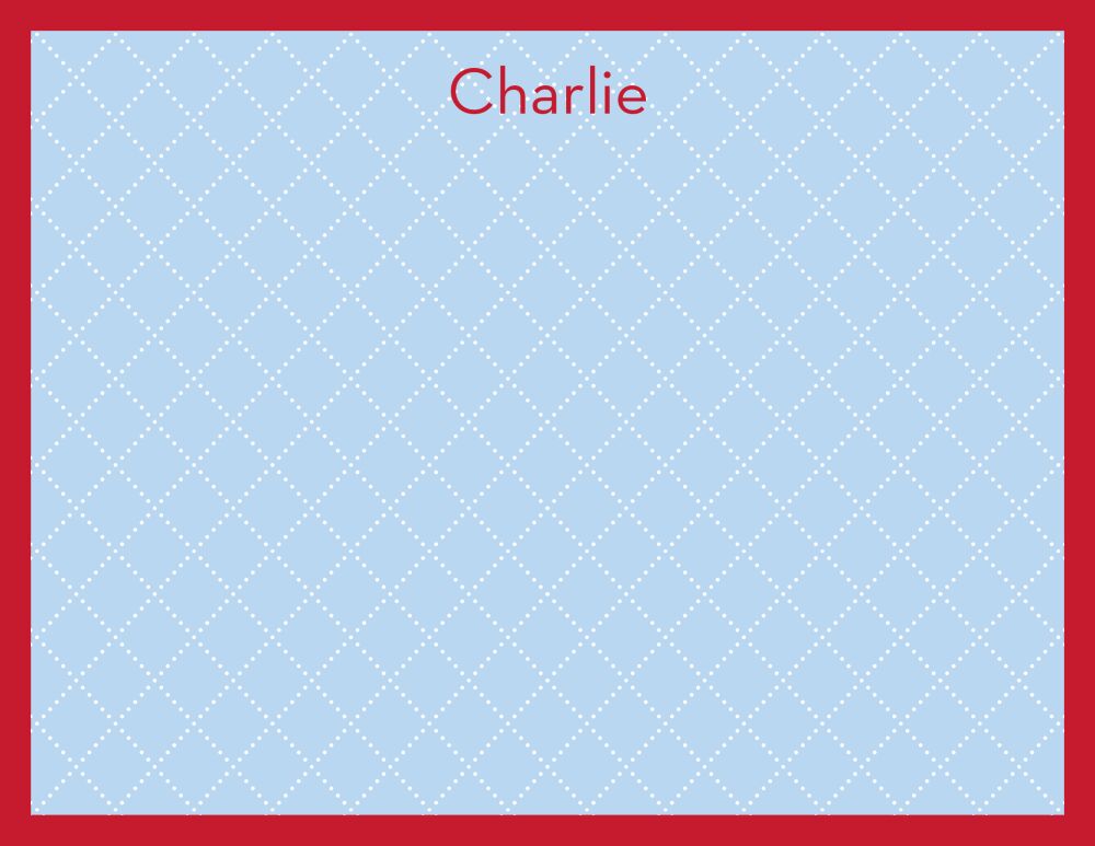 Waffle Cone Blue Flat Note