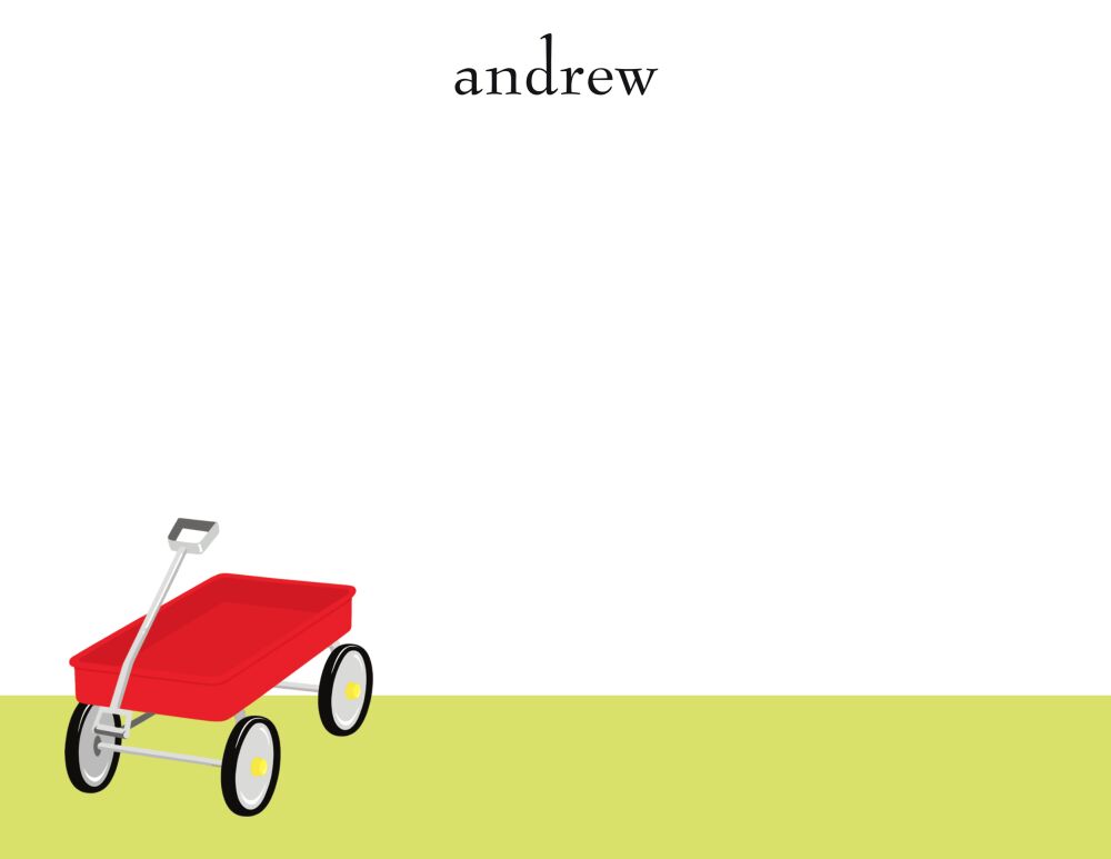 Red Wagon Party Flat Note