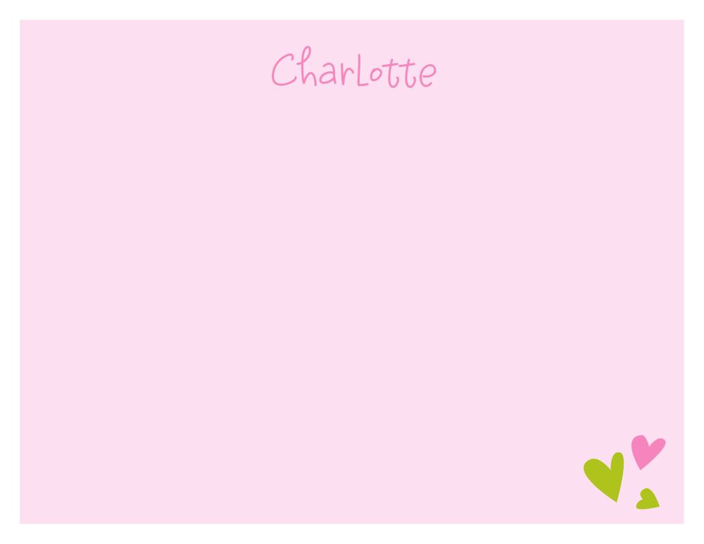 Tweetheart Pink Flat Thank You