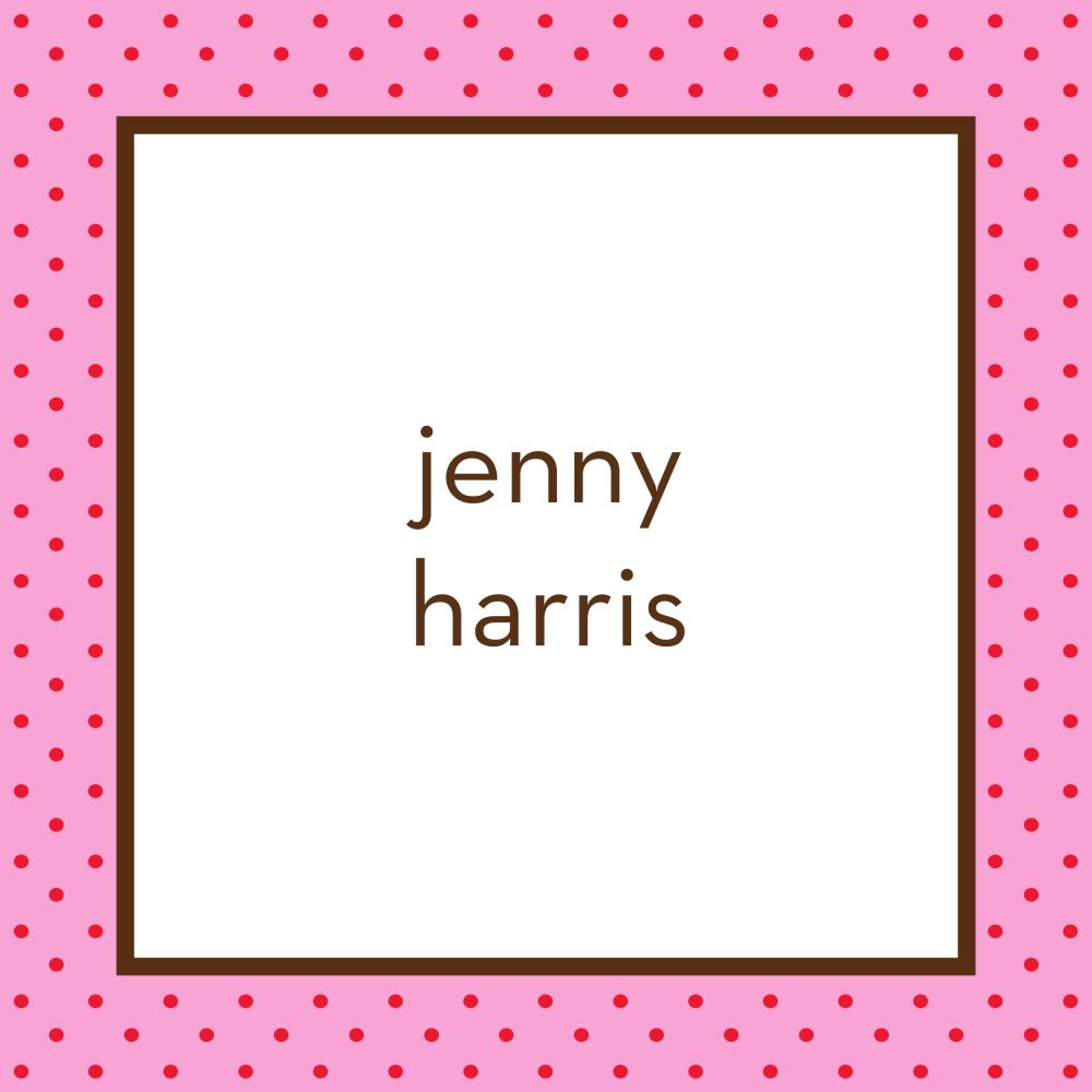 Here's The Scoop Flat Calling Card