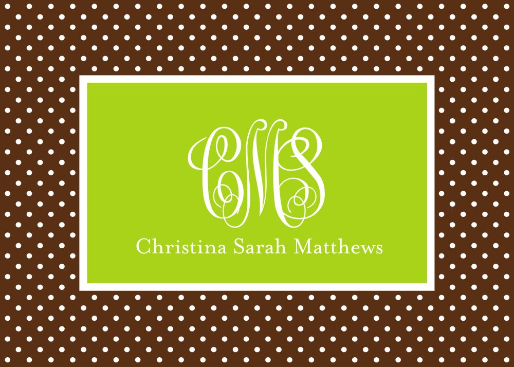 Light Bright - Chocolate Flat Enclosure Card