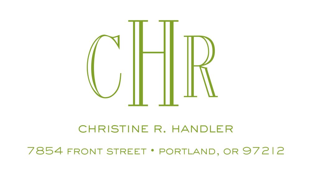 Clean & Simple Calling Card