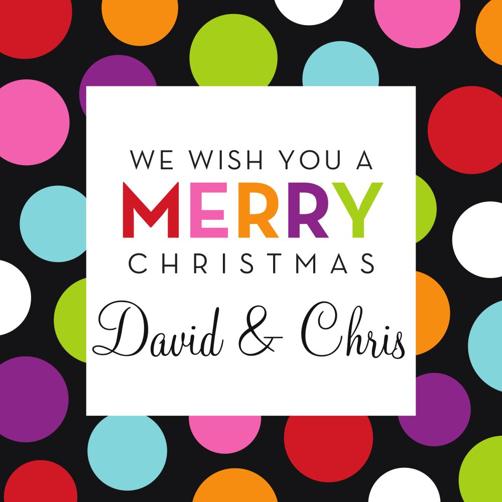 Holiday Cheer Folded Enclosure Card