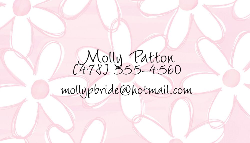 Small Oopsy Daisy Calling Card