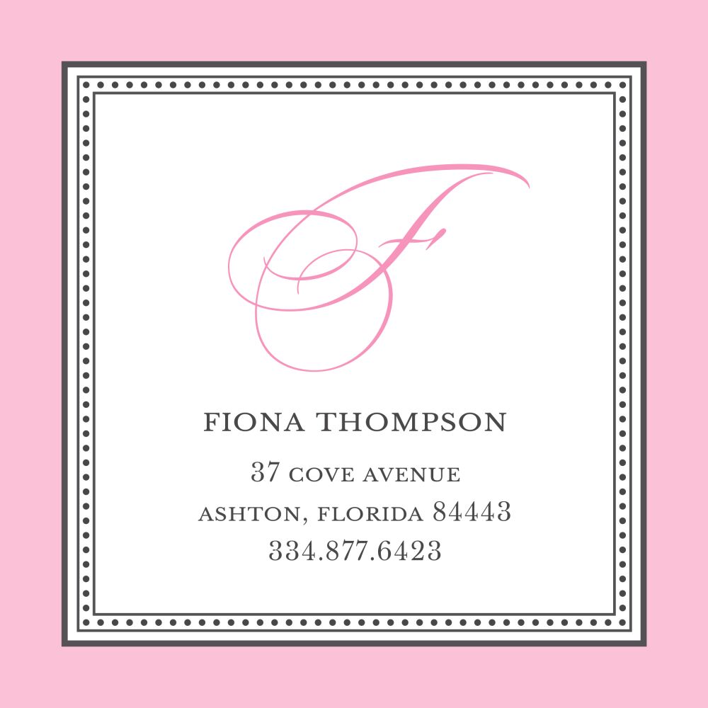 Softly Stated - Pink Sticker 