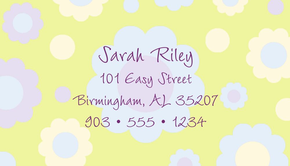 Small Lotsa' Flowers Calling Card