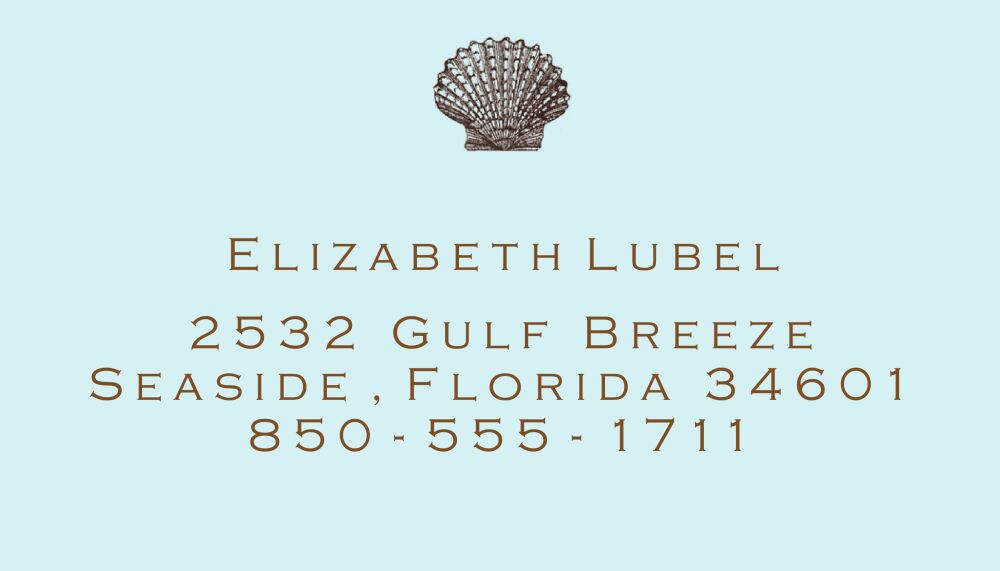 Small Sounds of the Sea Calling Card