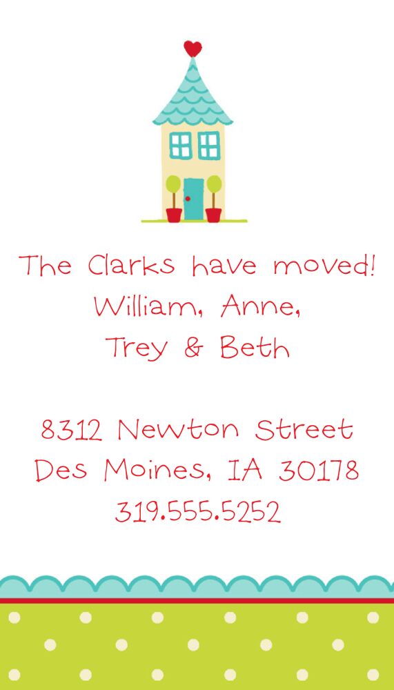 Small Home Calling Card