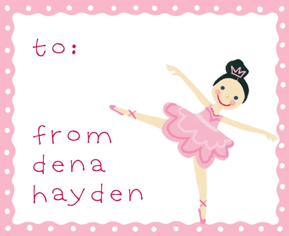 Dena Ballerina Sticker 