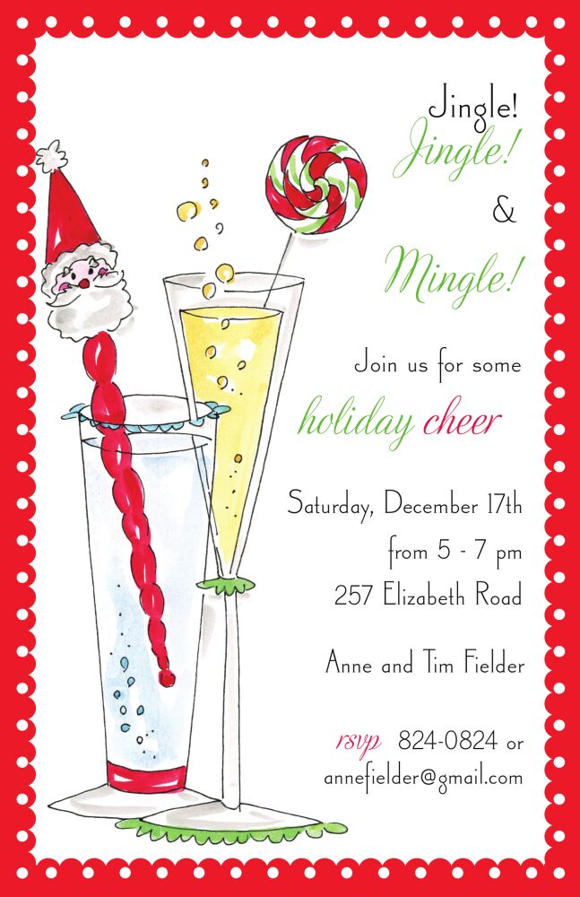Jolly Cocktails Invitation