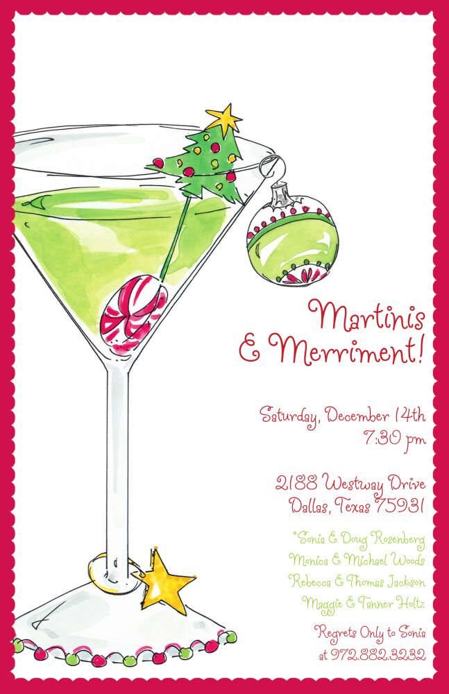 Martini Invitation