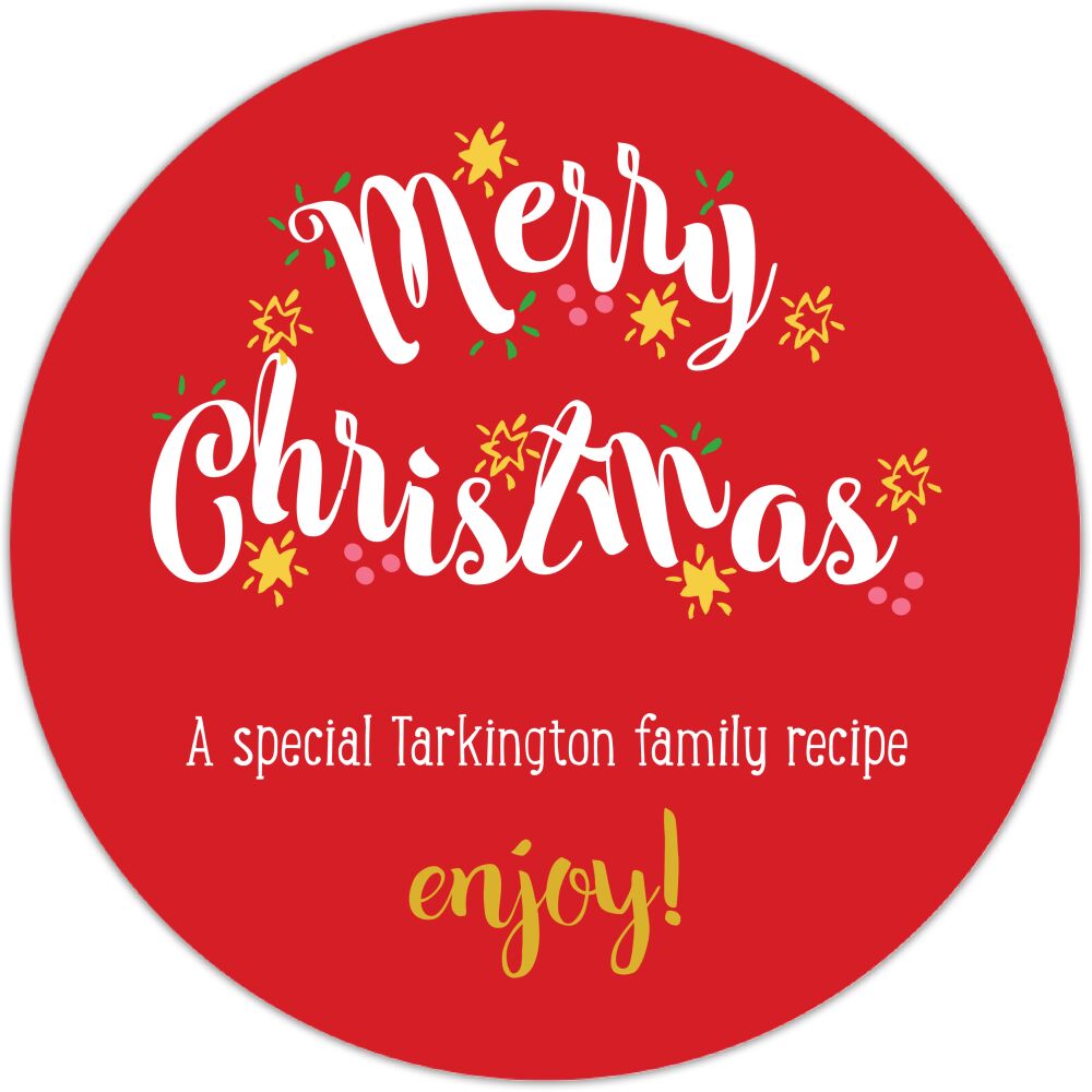 Merry Christmas Gift Sticker