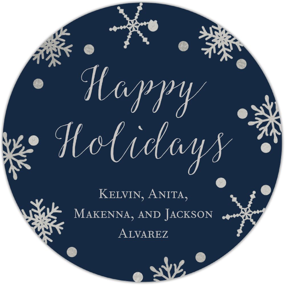 Snowflake Gift Sticker