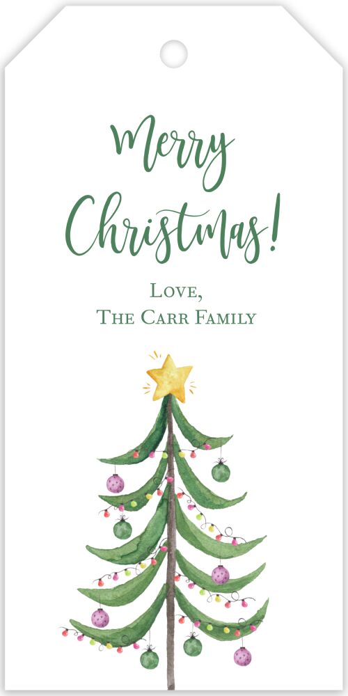 Modern Tree Gift Tag