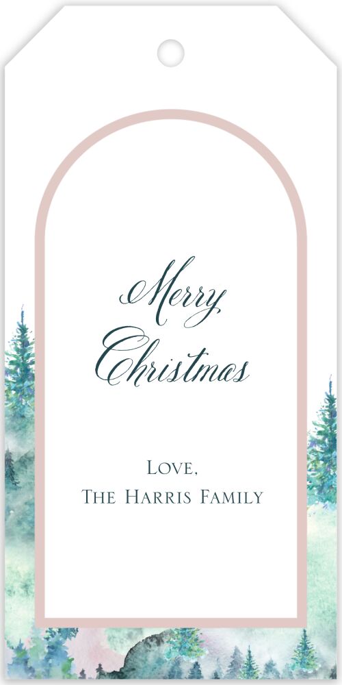 Forest Arch Hanging Gift Tag