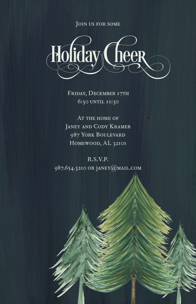 Holiday Cheer  Invitation