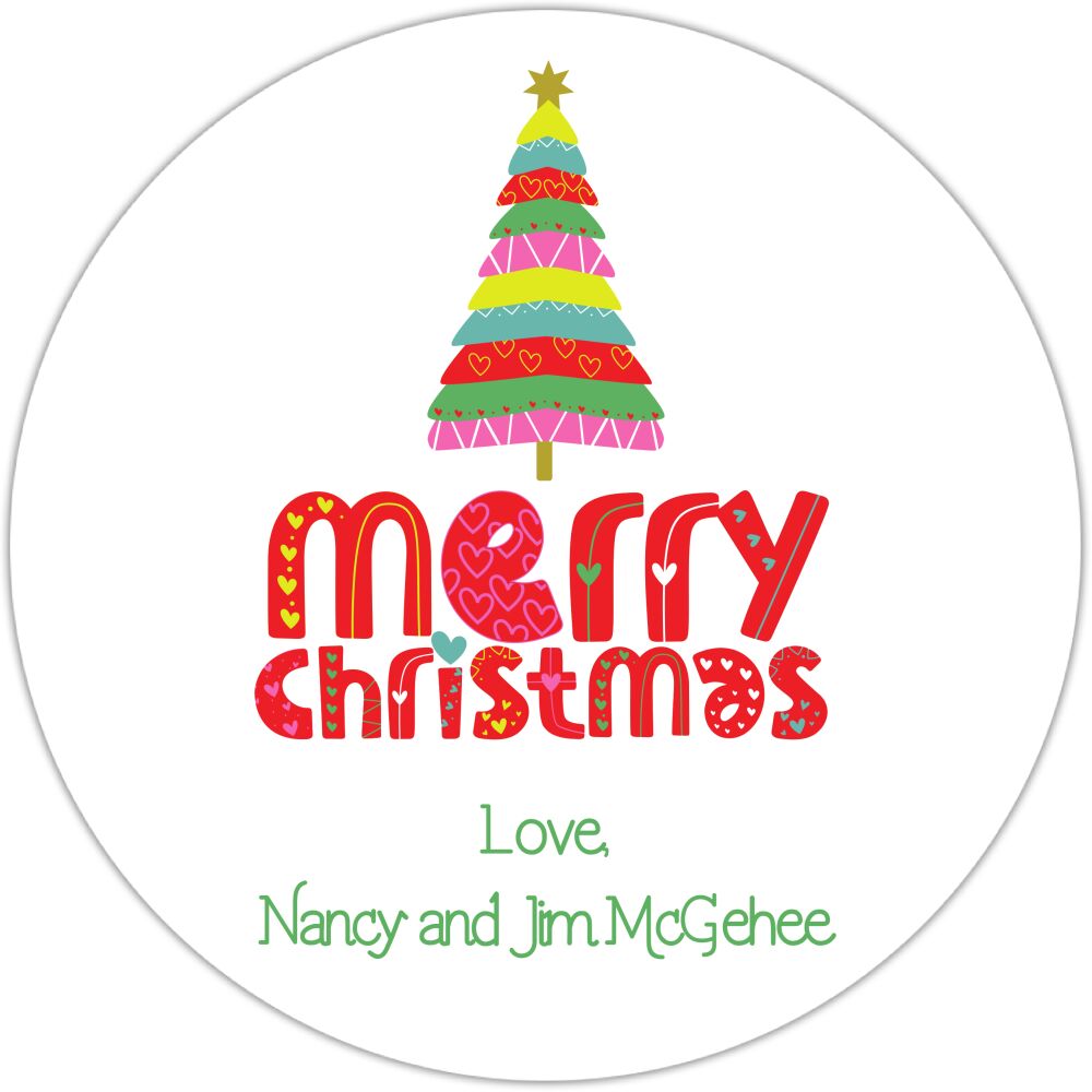 Amusing Christmas Gift Sticker