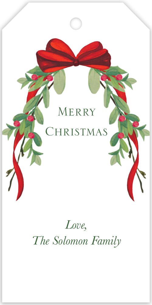 Ribbon Twig Hanging Gift Tag