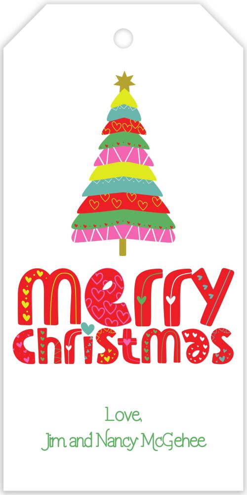 Amusing Christmas Hanging Gift Tag