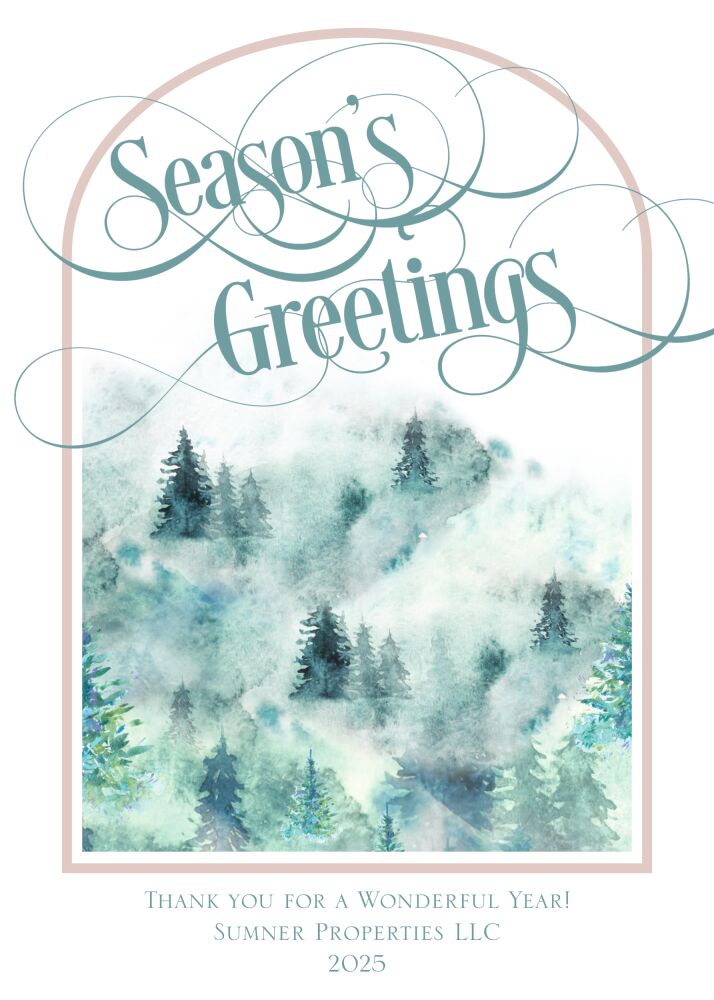 Forest Arch Holiday Greeting Card