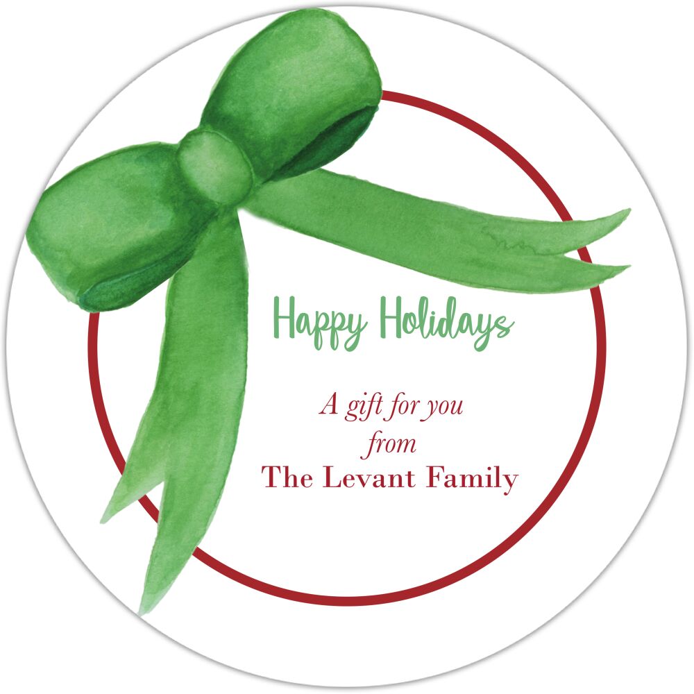 Big Bow Gift Sticker