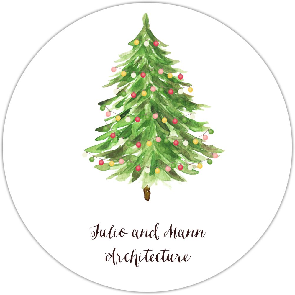 Bright Tree Gift Sticker