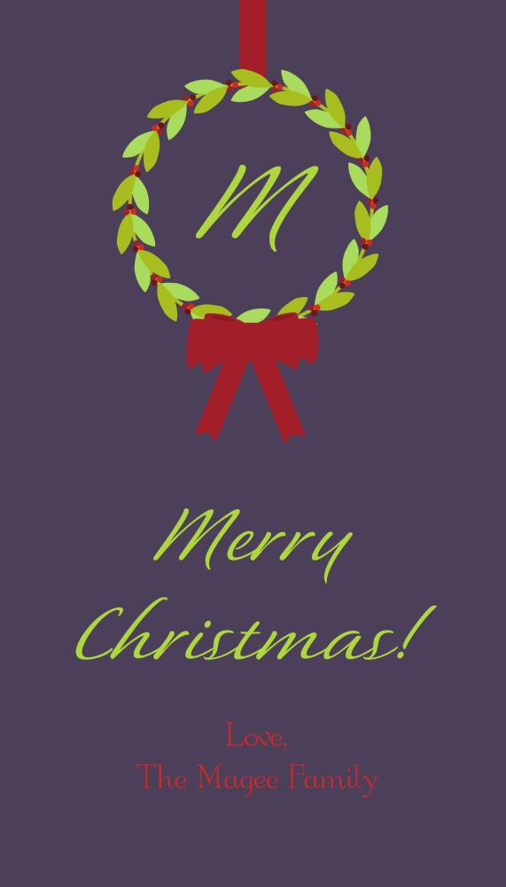 Wreath Enclosure Card Set