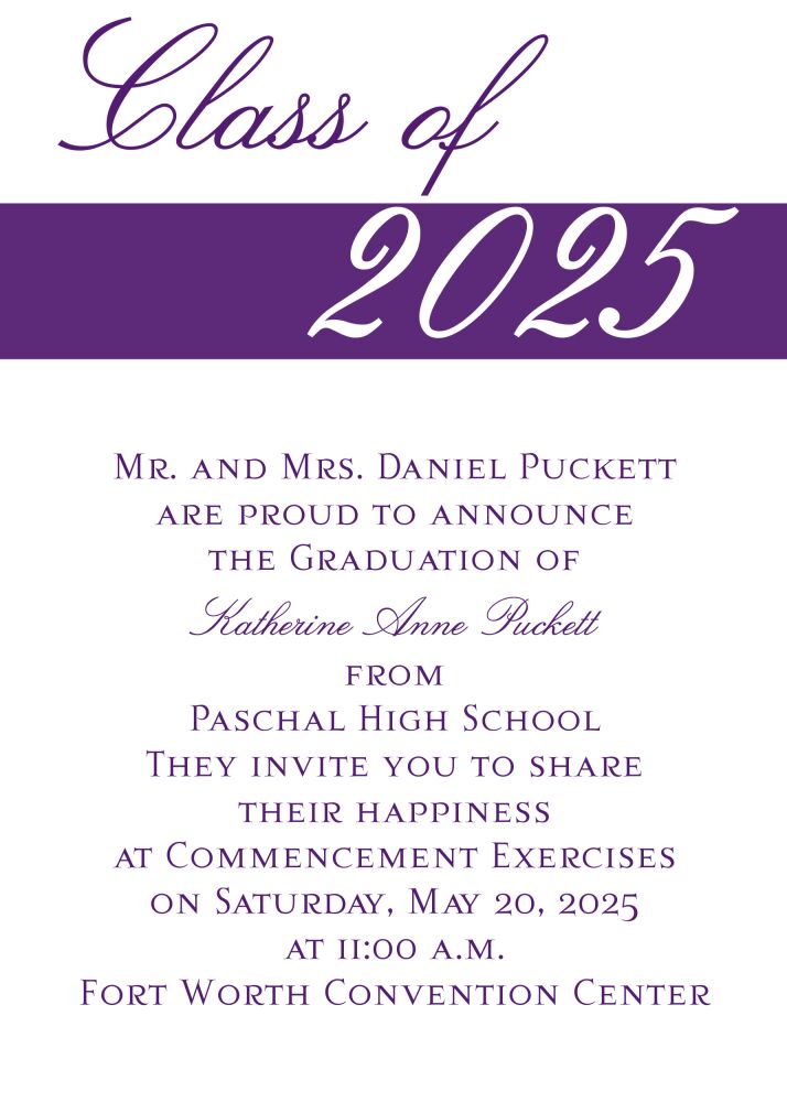 Graduation Invitation
