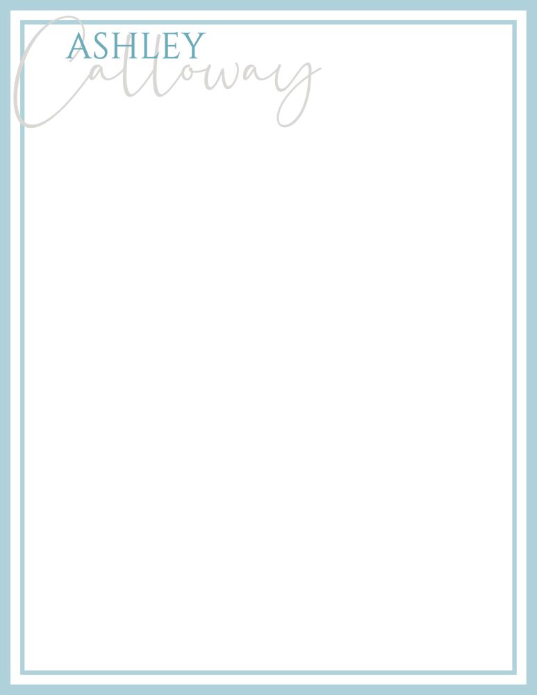 Borders Flat Note