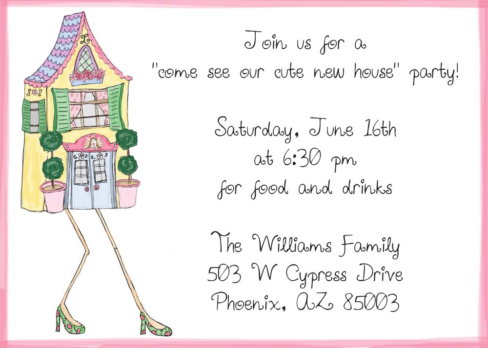 The Walking House Invitation