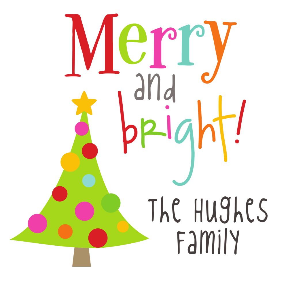 Merry and Bright Enclosure Card