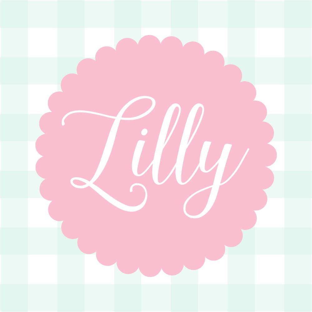Bunting Gingham Enclosure Card