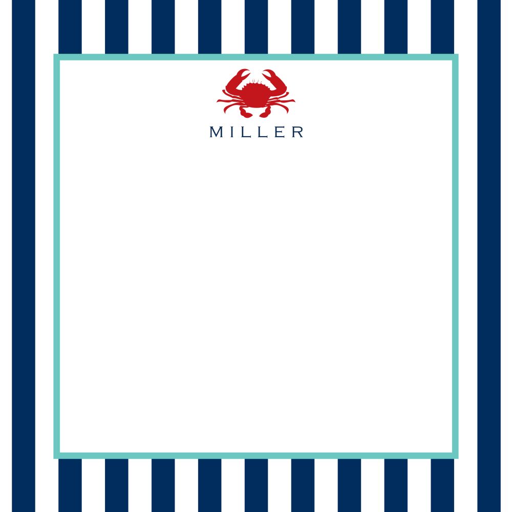 Crab Square Notepad
