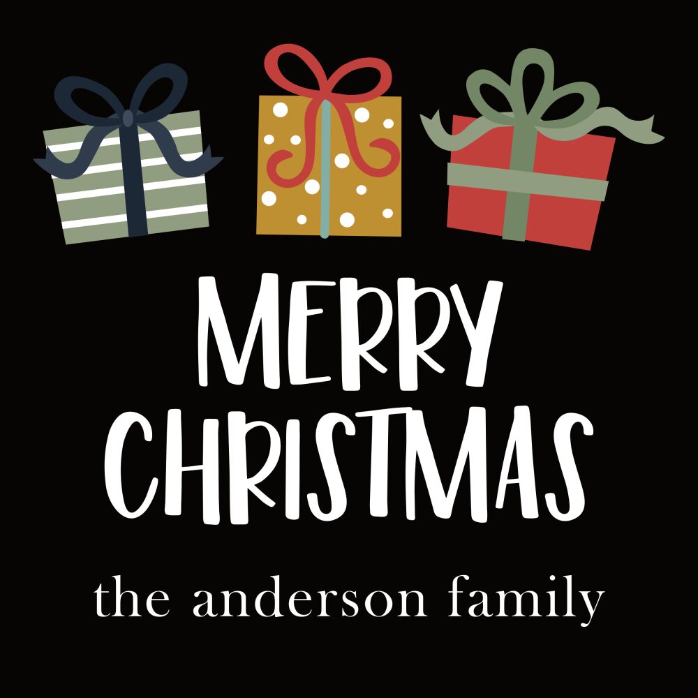 Presents Holiday Gift Sticker 