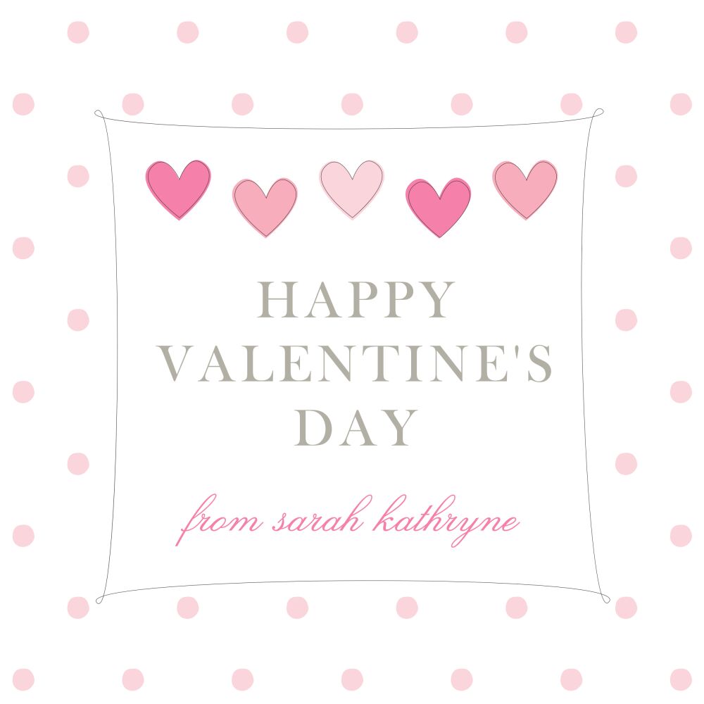 Sweet Dots Valentine Card
