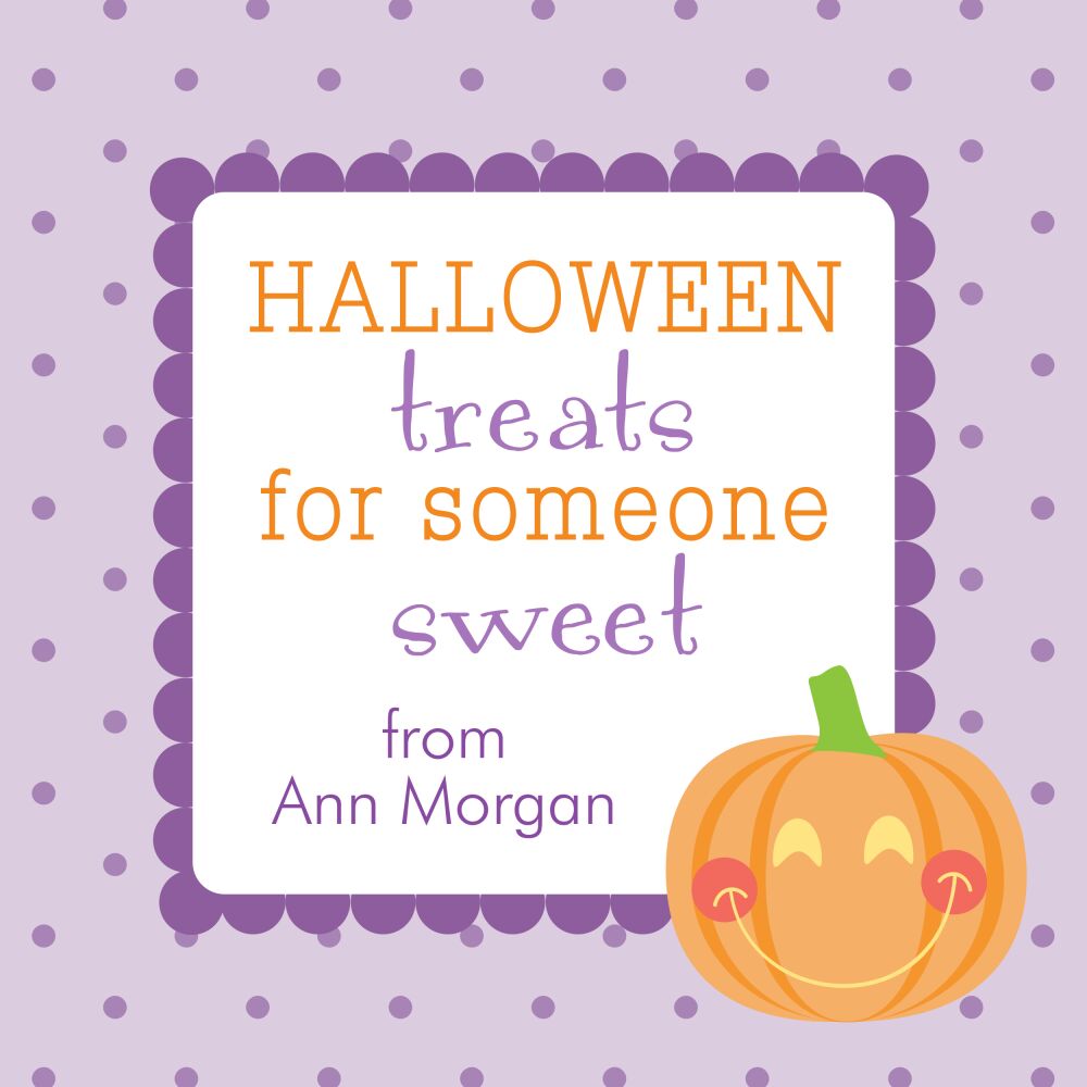 Polka Dot Jack-O-Lantern Enclosure Card