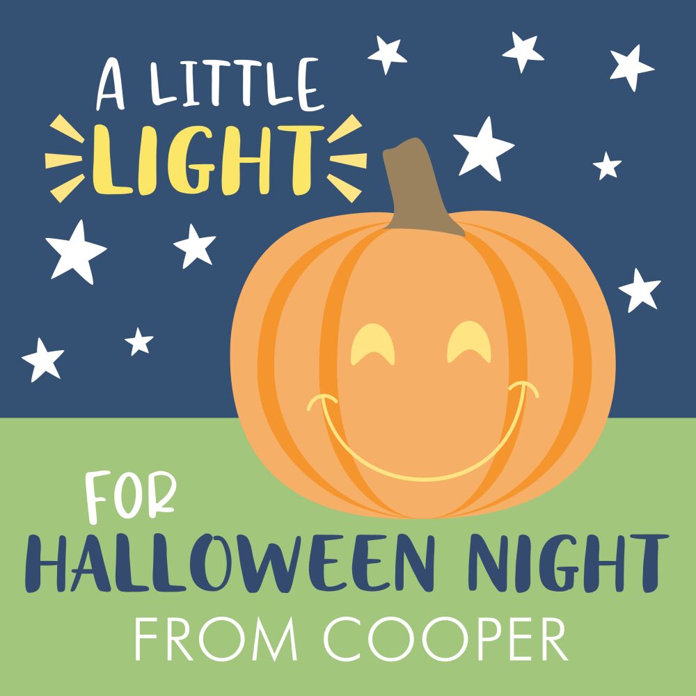 A Little Light - Blue Gift Sticker