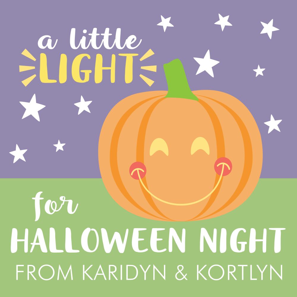 A Little Light - Purple Gift Sticker
