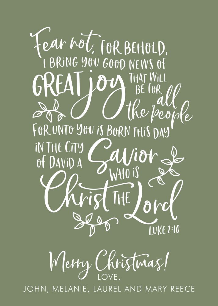 Great Joy Holiday Greeting Card