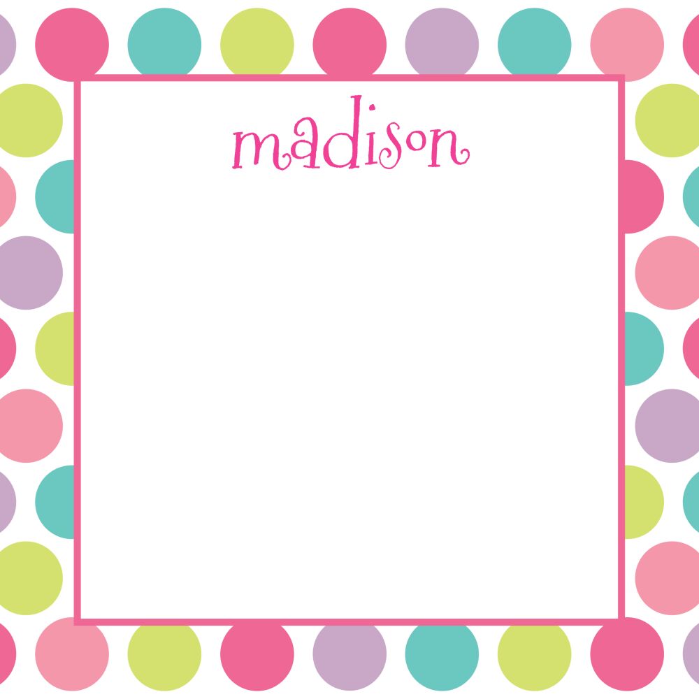Dots Square Notepad
