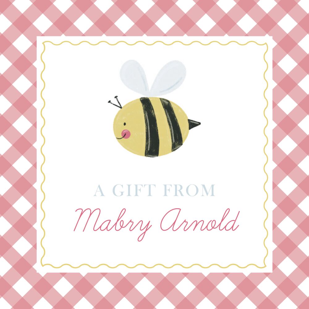 Cutie Bee Enclosure Card 