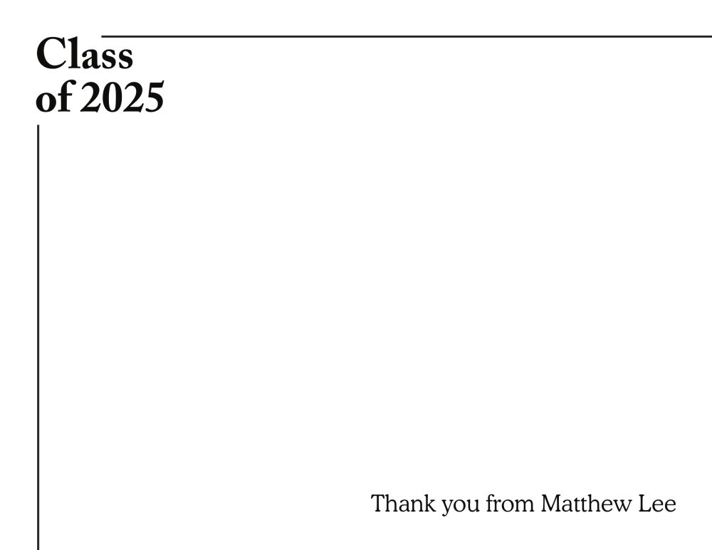 Minimalist Note Card 