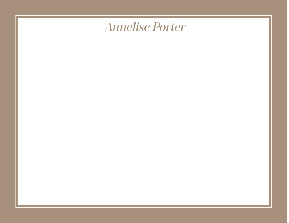 Frame Flat Note Card