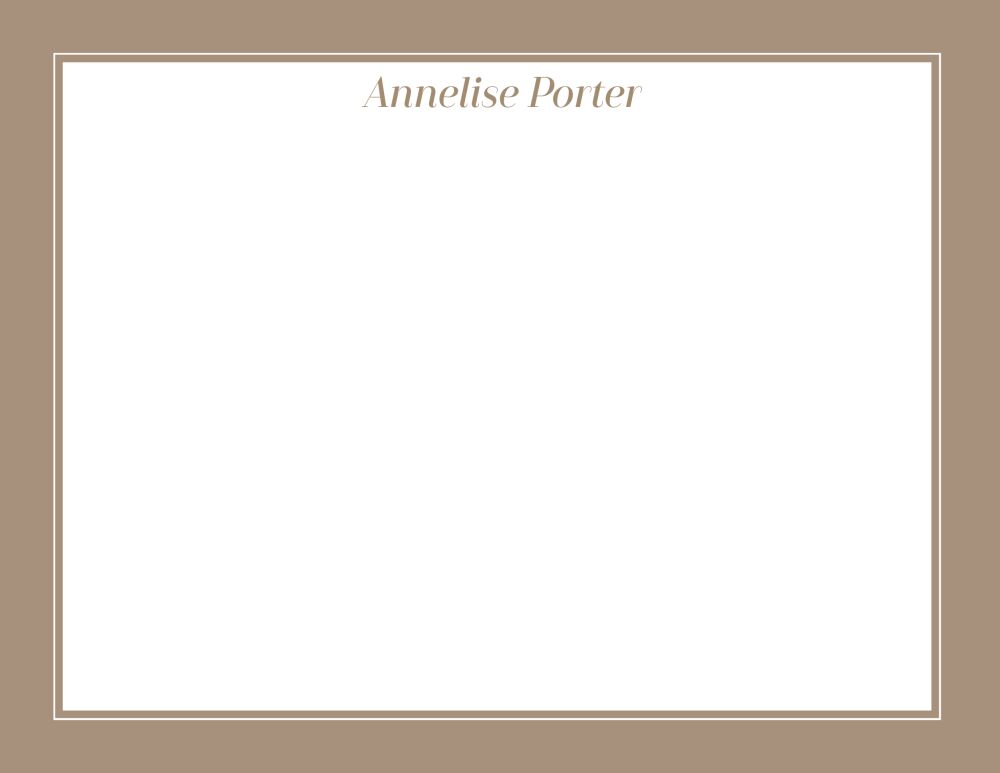 Frame Flat Note Card
