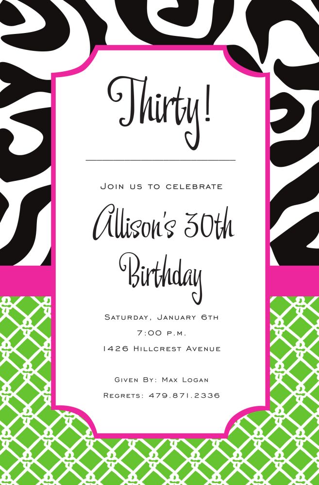 Wild Trellis Invitation
